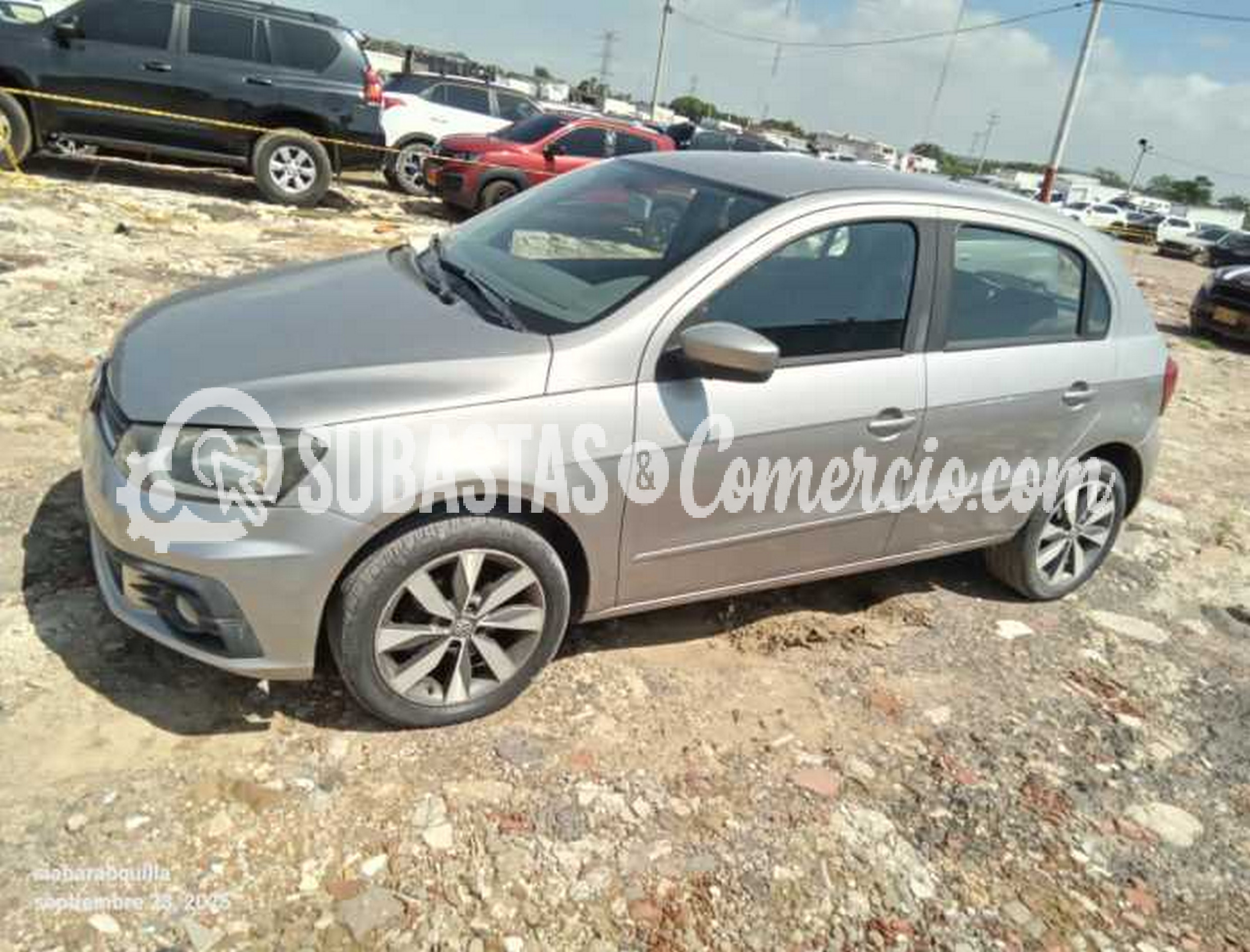 Automovil Volkswagen Gol Highline Mod.2017 -Daños Placa - DOS393